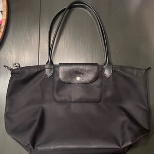 Longchamp Le Pliage Tote Bag, Black, Large